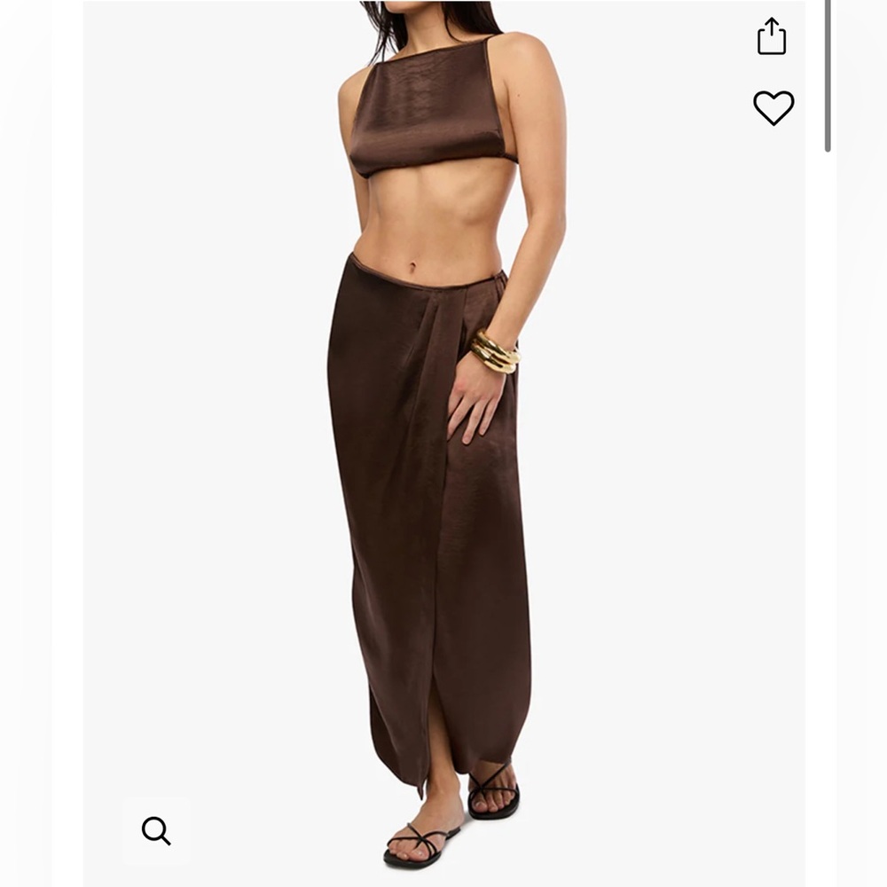 Brown Two-Piece Set